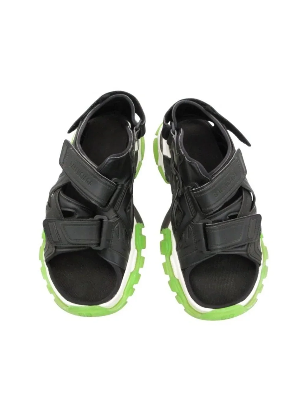Balenciaga Sandals Track Belt Cross Shoes Black